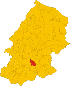 Localisation de Campodipietra