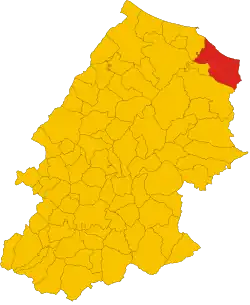 Localisation de Campomarino