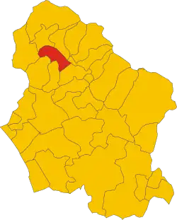 Localisation de Camporgiano