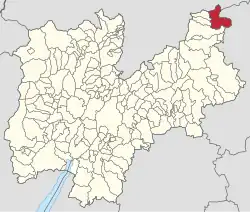 Localisation de Canazei