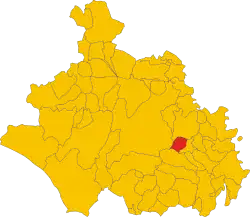 Localisation de Canepina