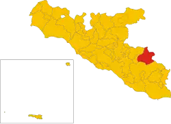 Localisation de Canicattì