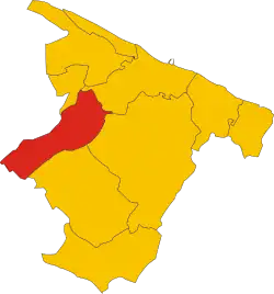 Localisation de Canosa di Puglia