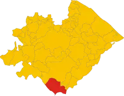 Localisation de Cantiano