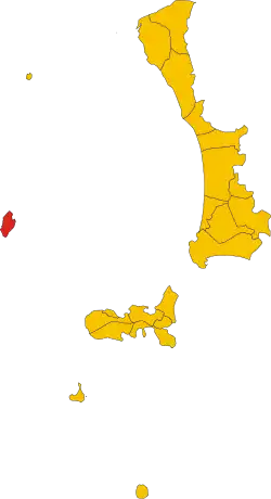 Localisation de Capraia Isola