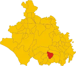 Localisation de Capranica