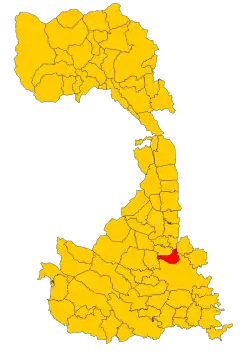 Localisation de Caresanablot