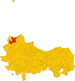 Localisation de Carini