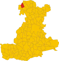 Localisation de Carmignano di Brenta