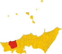 Localisation de Caronia