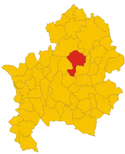 Localisation de Carovilli