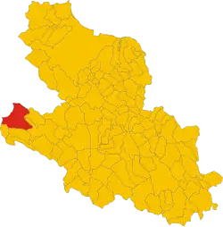 Localisation de Carsoli