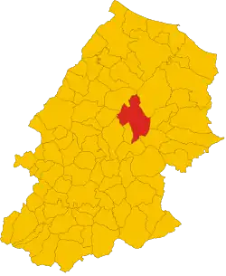 Localisation de Casacalenda