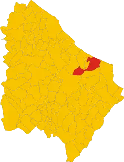 Localisation de Casalbordino