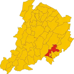 Localisation de Casalfiumanese