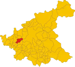 Localisation de Casperia