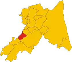 Localisation de Castel Bolognese