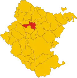 Localisation de Castel Focognano