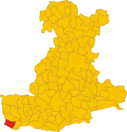 Localisation de Castelbaldo