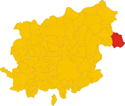 Localisation de Castelfranco in Miscano