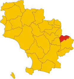 Localisation de Castell'Azzara