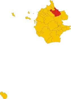 Localisation de Castellammare del Golfo