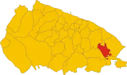 Localisation de Castellana Grotte