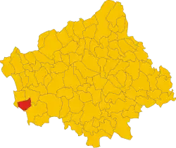 Localisation de Castello di Godego