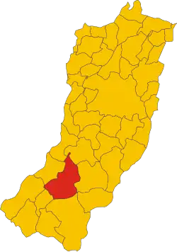 Localisation de Castelnovo ne' Monti