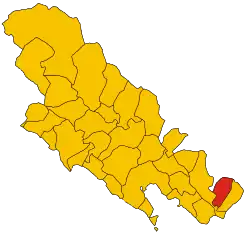 Localisation de Castelnuovo Magra