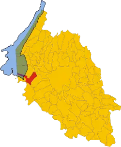 Localisation de Castelnuovo del Garda