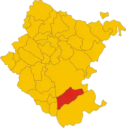 Localisation de Castiglion Fiorentino