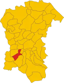 Localisation de Castiglione a Casauria