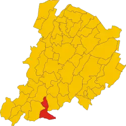 Localisation de Castiglione dei Pepoli