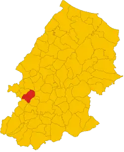 Localisation de Castropignano