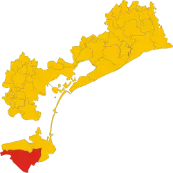 Localisation de Cavarzere