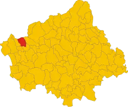 Localisation de Cavaso del Tomba