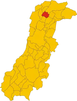 Localisation de Cavezzo