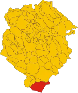 Localisation de Cavaglià