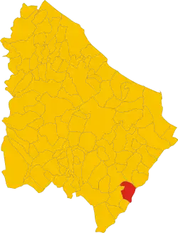 Localisation de Celenza sul Trigno