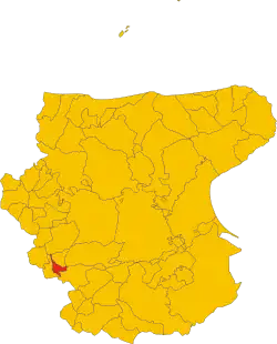 Localisation de Celle di San Vito