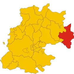 Localisation de Centuripe