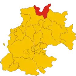 Localisation de Cerami