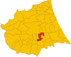 Localisation de Cermignano