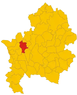 Localisation de Cerro al Volturno