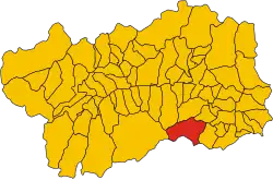 Localisation de Champorcher