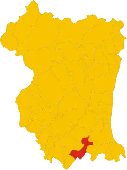 Localisation de Chions