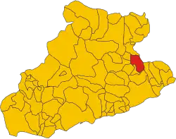 Localisation de Chiusanico