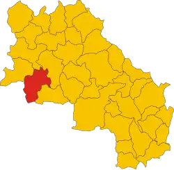 Localisation de Chiusdino