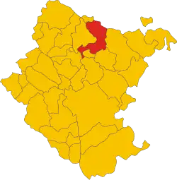 Localisation de Chiusi della Verna